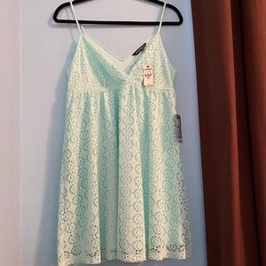 Gorgeous spaghetti strap Mint dress